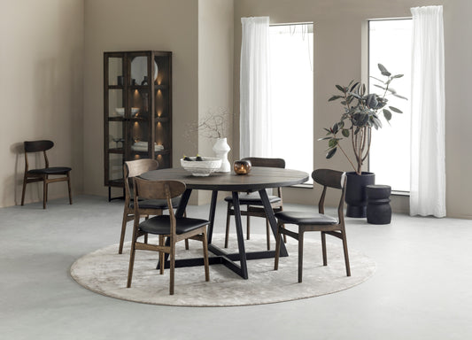 CASØ EMBLA Dining Table with Metal Frame Ø140CM