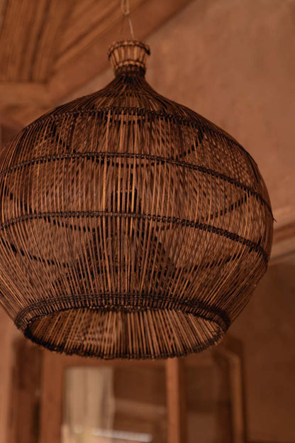 The Desert Gourd Pendant - Dark Walnut - S
