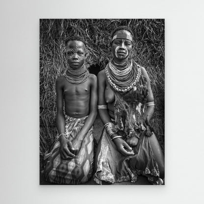 Two karo tribe girls (Omo Valley-Ethiopia) by Joxe Inazio Kuesta Garmendia