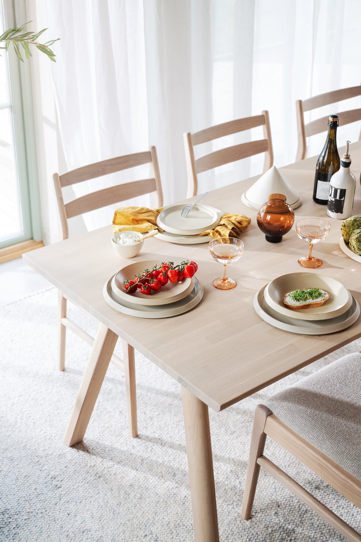 Clapperton Extendable Dining Table 220 x 95 cm