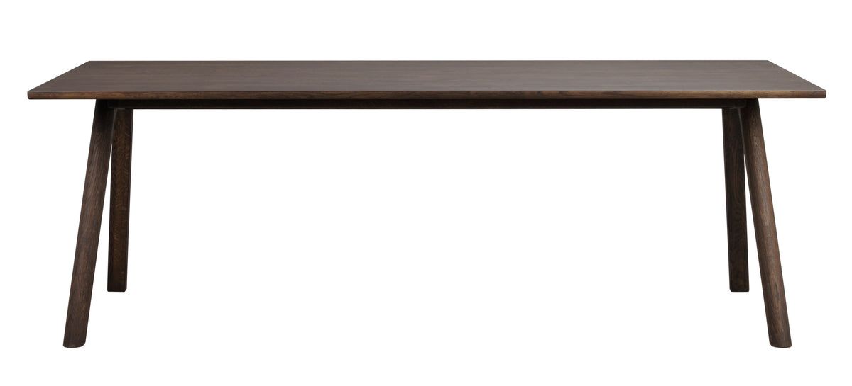 Clapperton Extendable Dining Table 220 x 95 cm – Brown Oak
