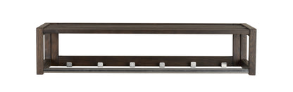 Confetti Hat Rack 80 cm – Brown Oak