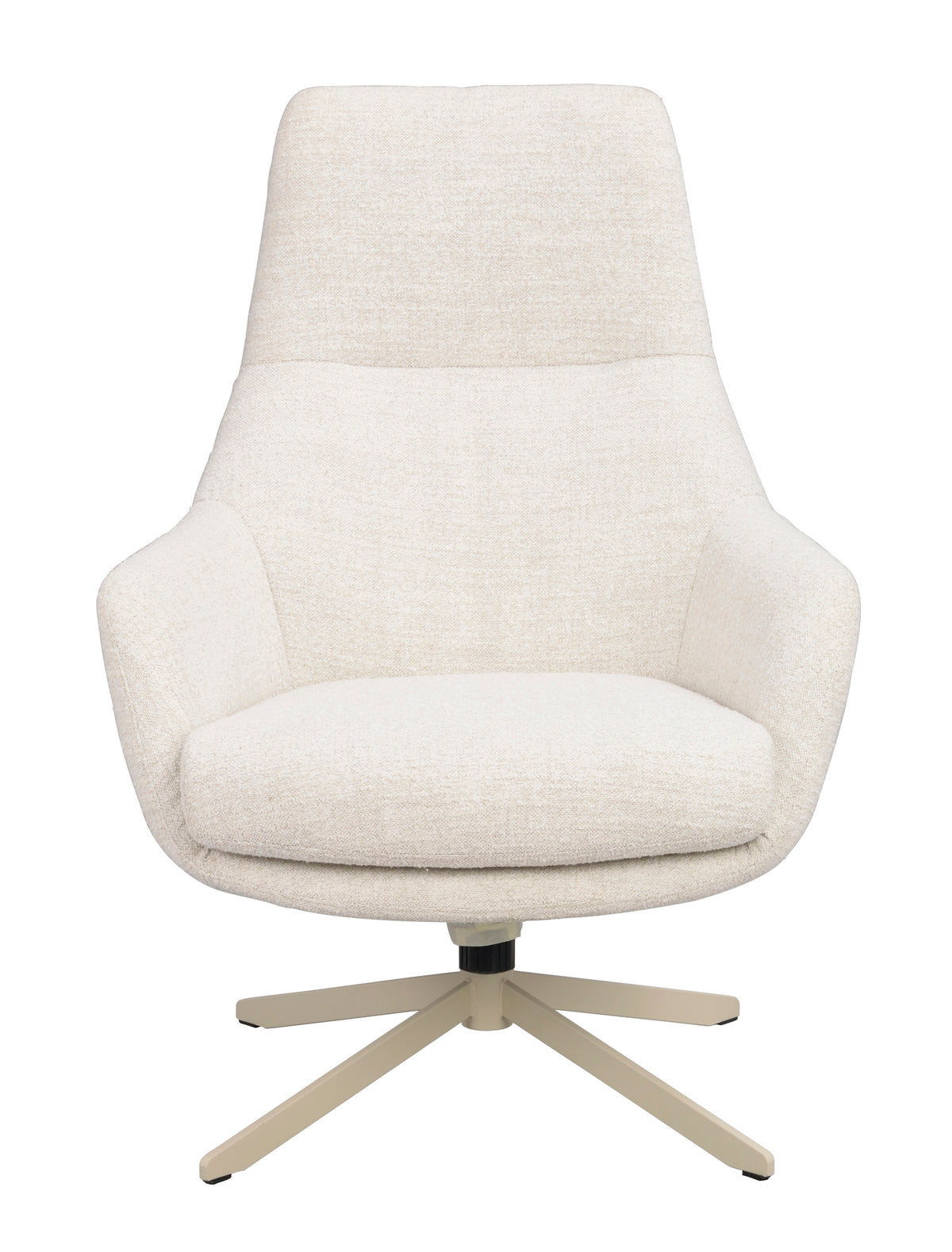 Conroe Swivel Armchair – Light Beige