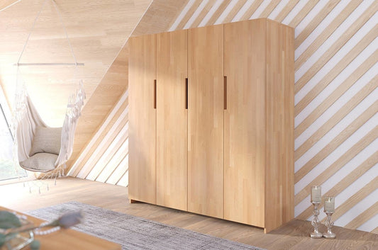 BERGMAN Beech 4 Door Wardrobe