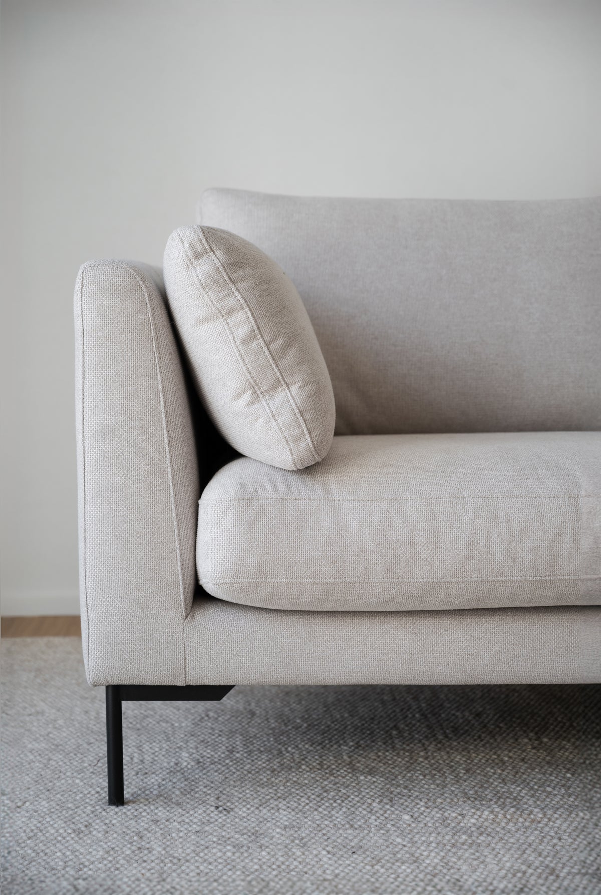 Corwin 2.5-Seater Sofa – Light Beige