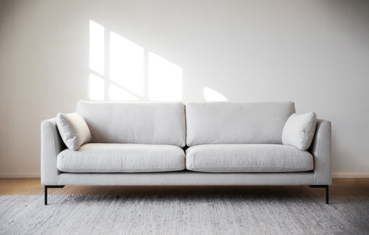 Corwin 3-Seater Sofa – Light Beige – room setting