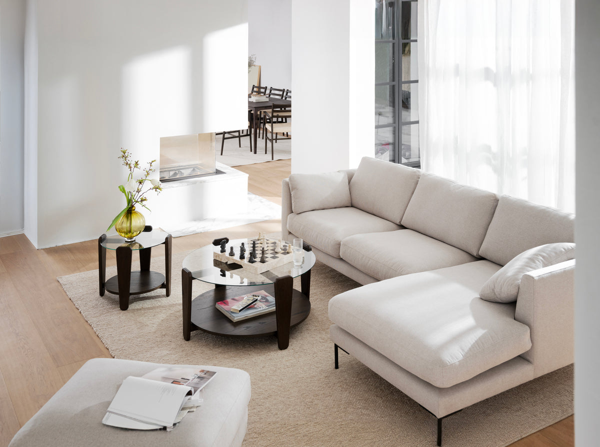 Corwin Footstool – Light Beige