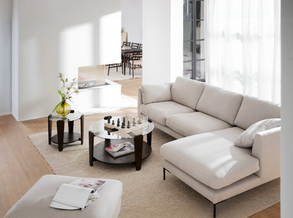 Corwin Footstool – Light Beige