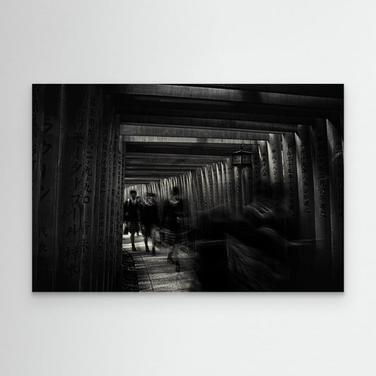 walking through the 1000 tori gates by Swapnil