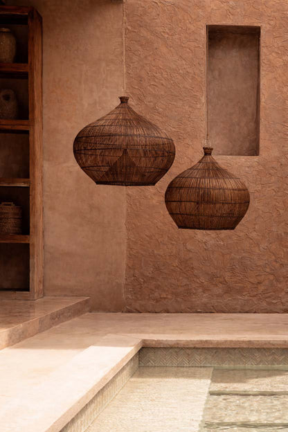 The Desert Gourd Pendant - Dark Walnut - L