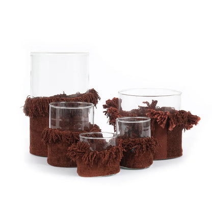 Candelabro Oh My Gee - Terciopelo burdeos - M