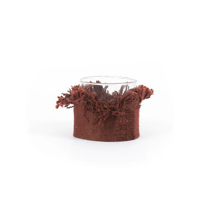 The Oh My Gee Candle Holder - Bordeaux Velvet - S