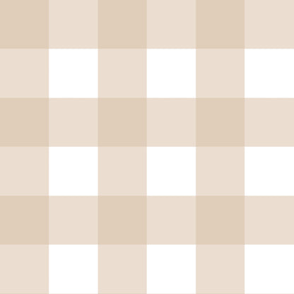 Check Classic Beige Wallpaper