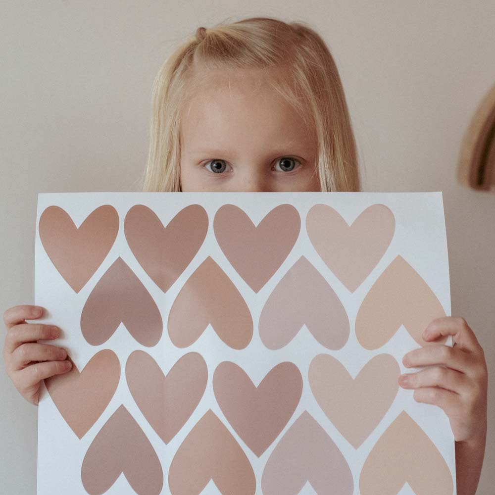 Simply Hearts 1 Cappuccino Pink