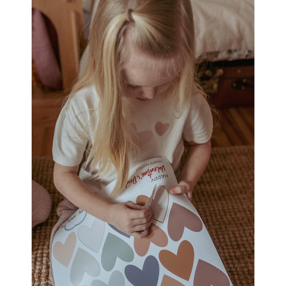 Simply Hearts 2 Cappuccino Blue