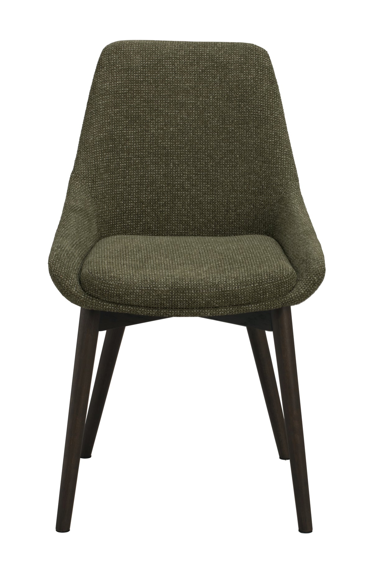 Denley Dining Chair (Set of 2) – Green / Brown Oak