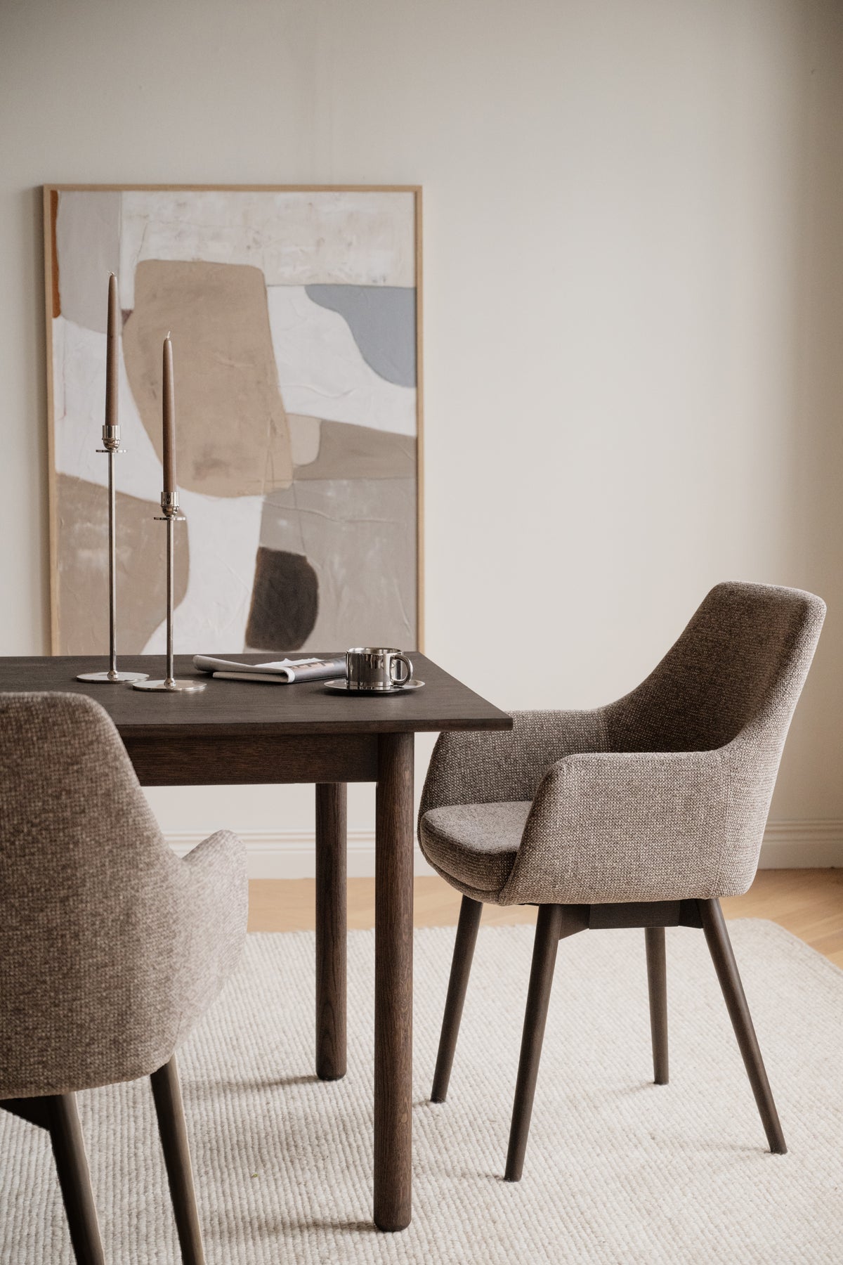 Denley Dining Chair with Armrests (Set of 2) – room setting
