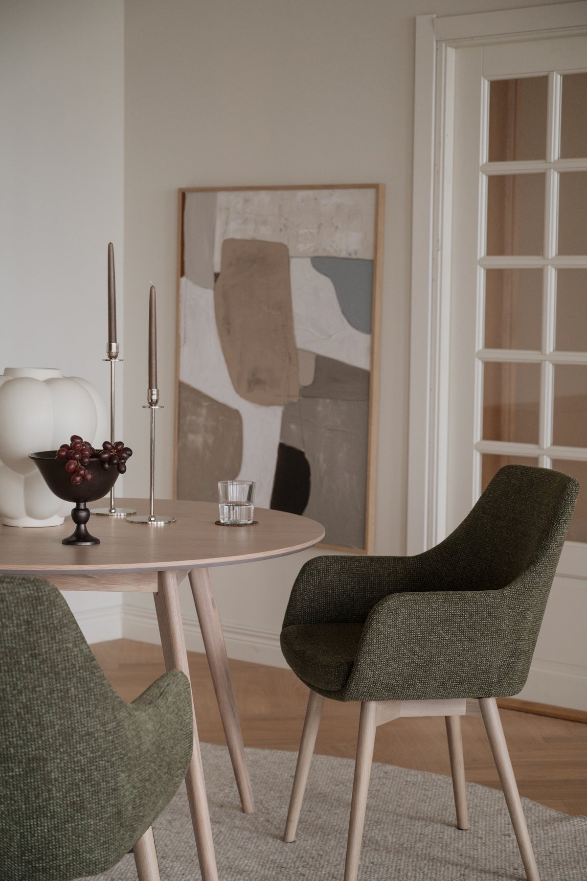 Denley Dining Chair with Armrests (Set of 2)