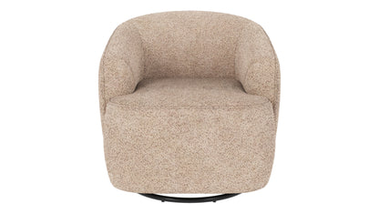 Dermot Swivel Rocking Lounge Chair – Light Beige