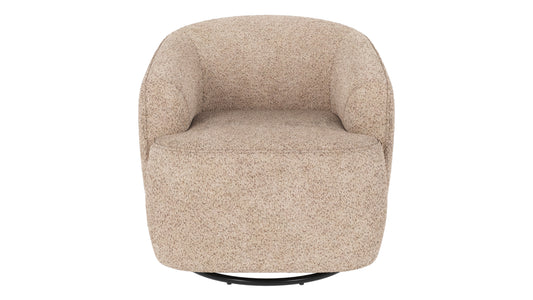 Dermot Swivel Rocking Lounge Chair – Light Beige