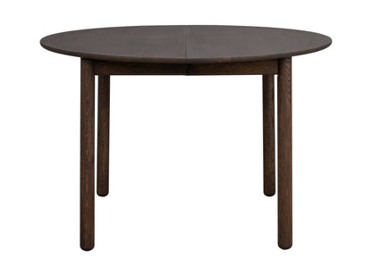 Derrymore Round Extendable Dining Table 120 cm – Brown Oak
