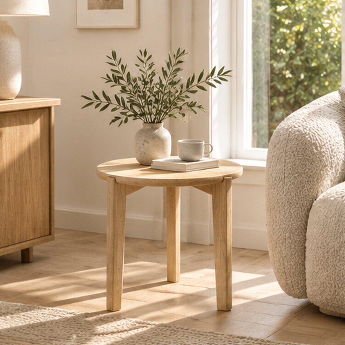 DAYDREAM Coffee Table Ø55CM in a living room