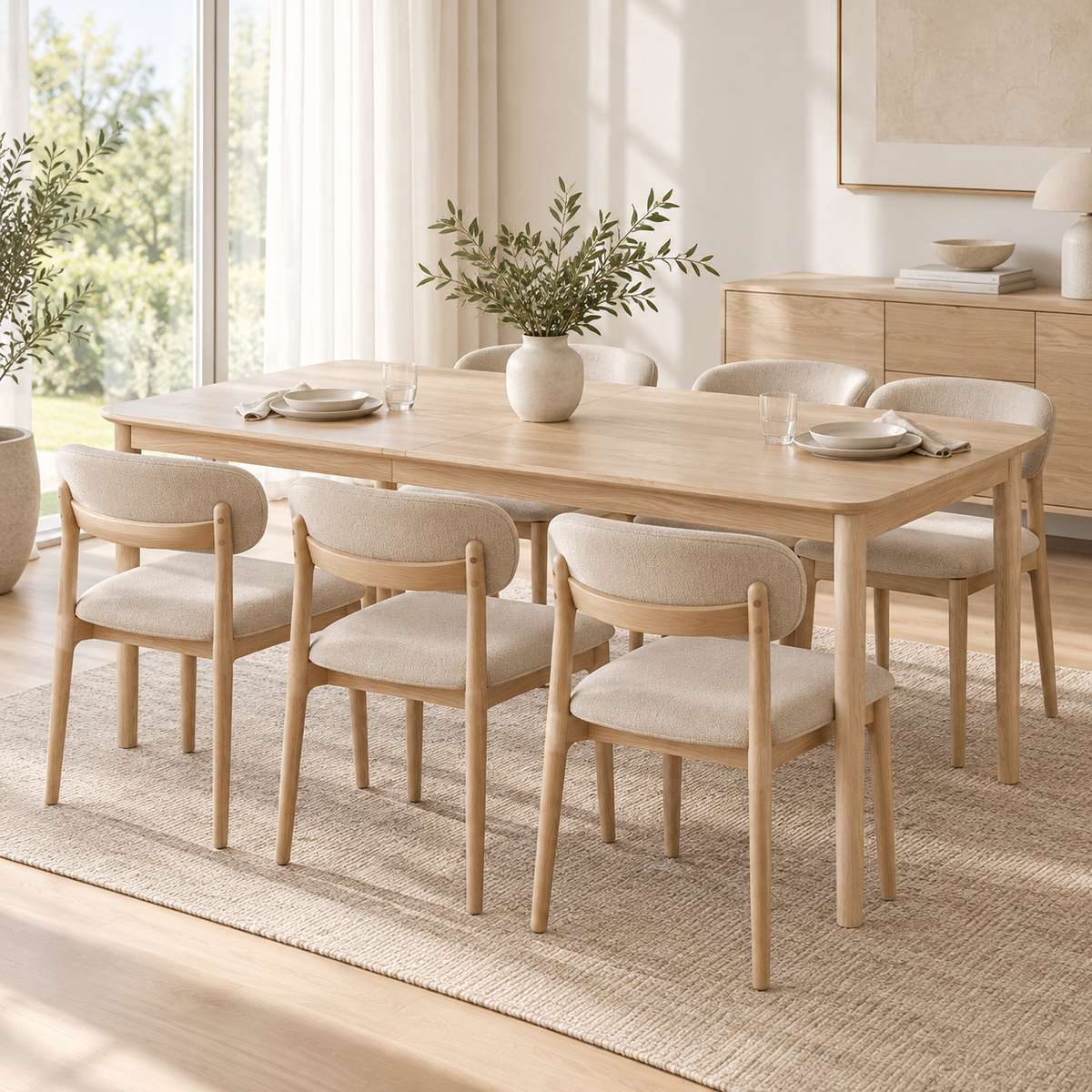 SILHUET Dining Table 200/300CM in a dining room