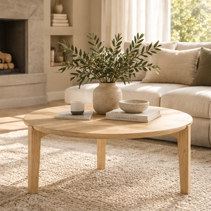 DAYDREAM Coffee Table Ø90CM in a living room