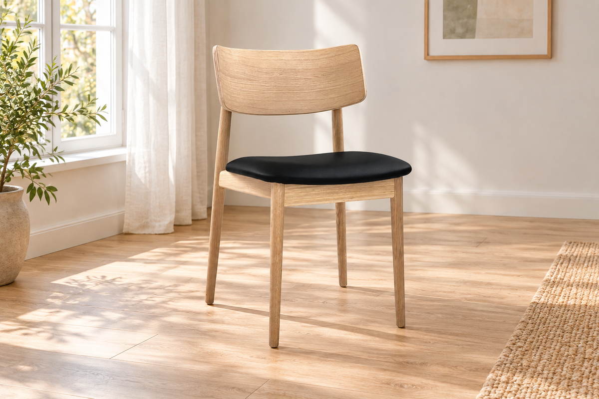 VITA Dining Chair Set of 2 in a dining room