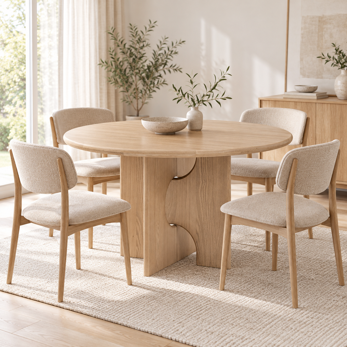 VILA Dining Table Ø130CM in a dining room