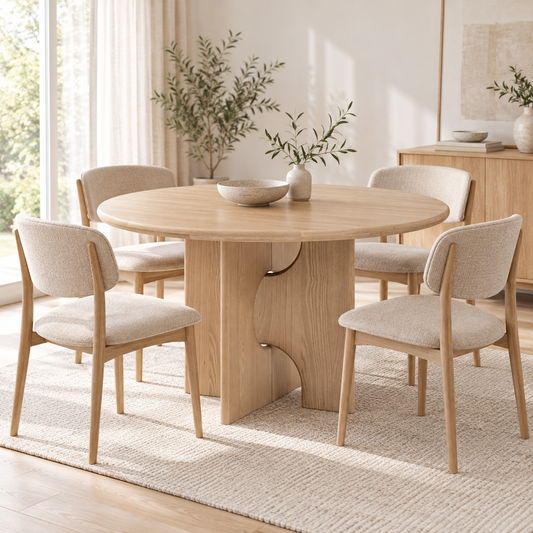 VILA Dining Table Ø130CM in a dining room