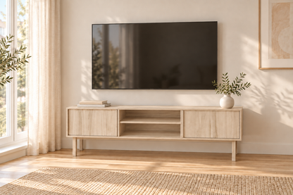 NELLIE TV Stand 160CM in a living room