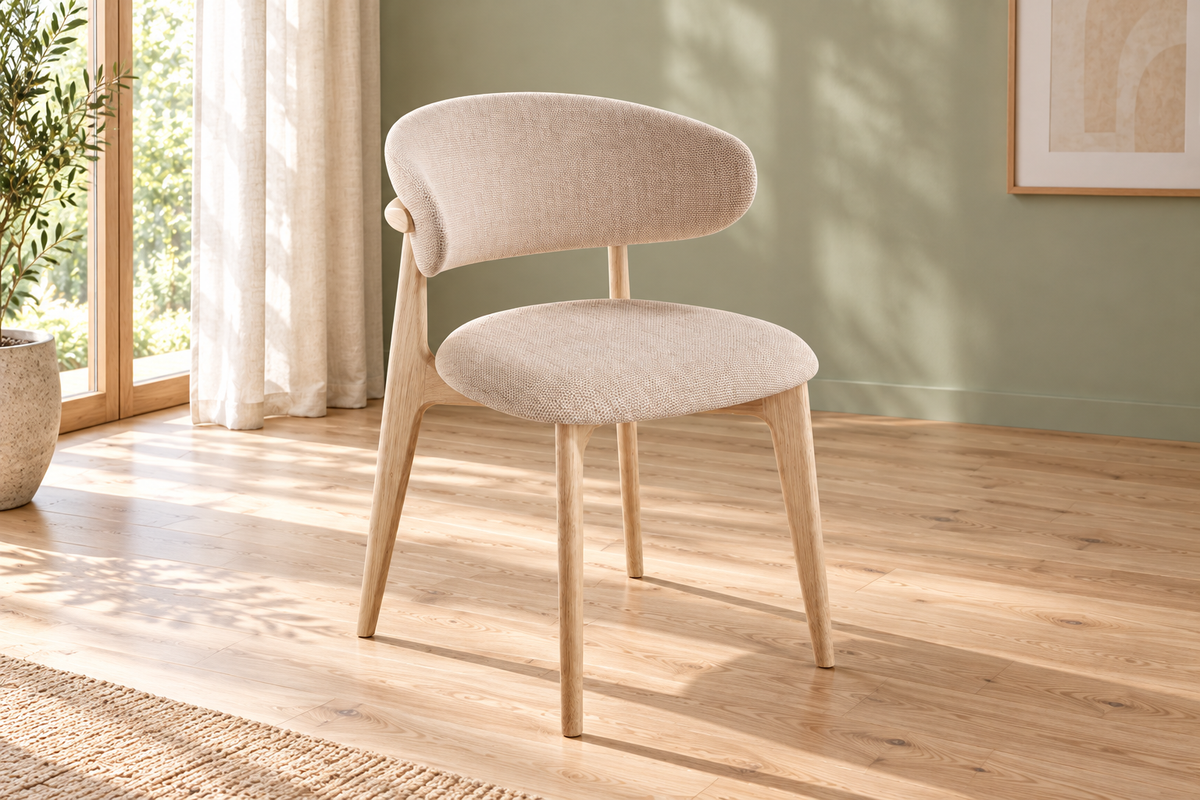 ELLINOR Dining Chair Set of 2 in a dining room