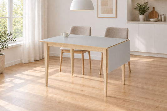 C-EDGE Kitchen Table 120/160CM in a dining room