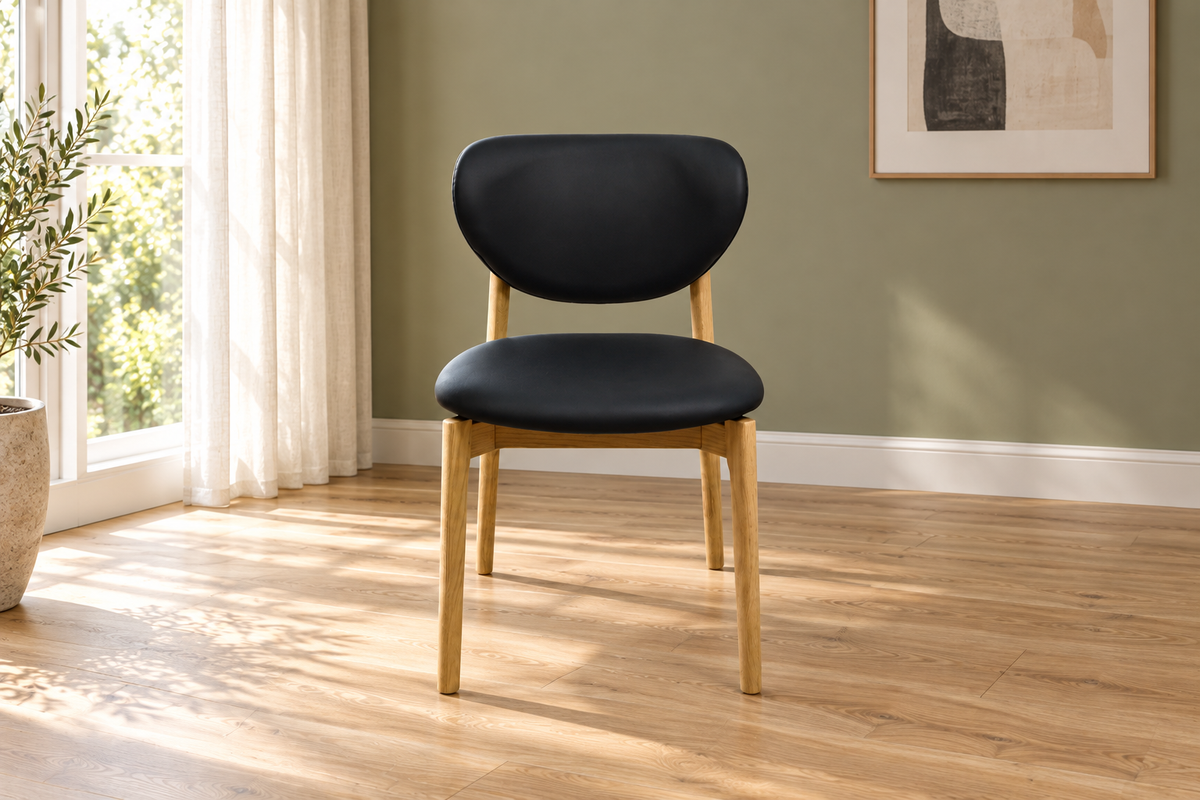 SVEND Dining Chair Set of 2 in a dining room