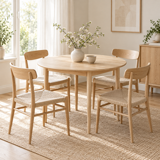 NORDLIGHT Dining Table Ø105CM in a dining room