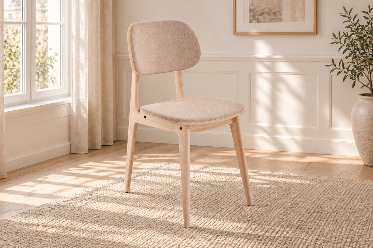 LUCA Dining Chair Set of 2 in a dining room