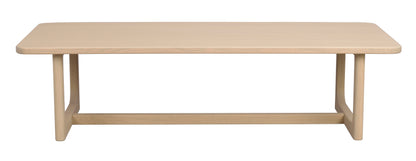 Driscoll Coffee Table 160 x 70 cm – Whitewash Oak