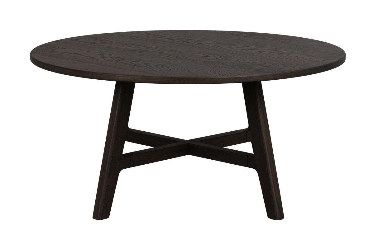 Dumbarton Round Coffee Table Ø90 cm – Brown Oak