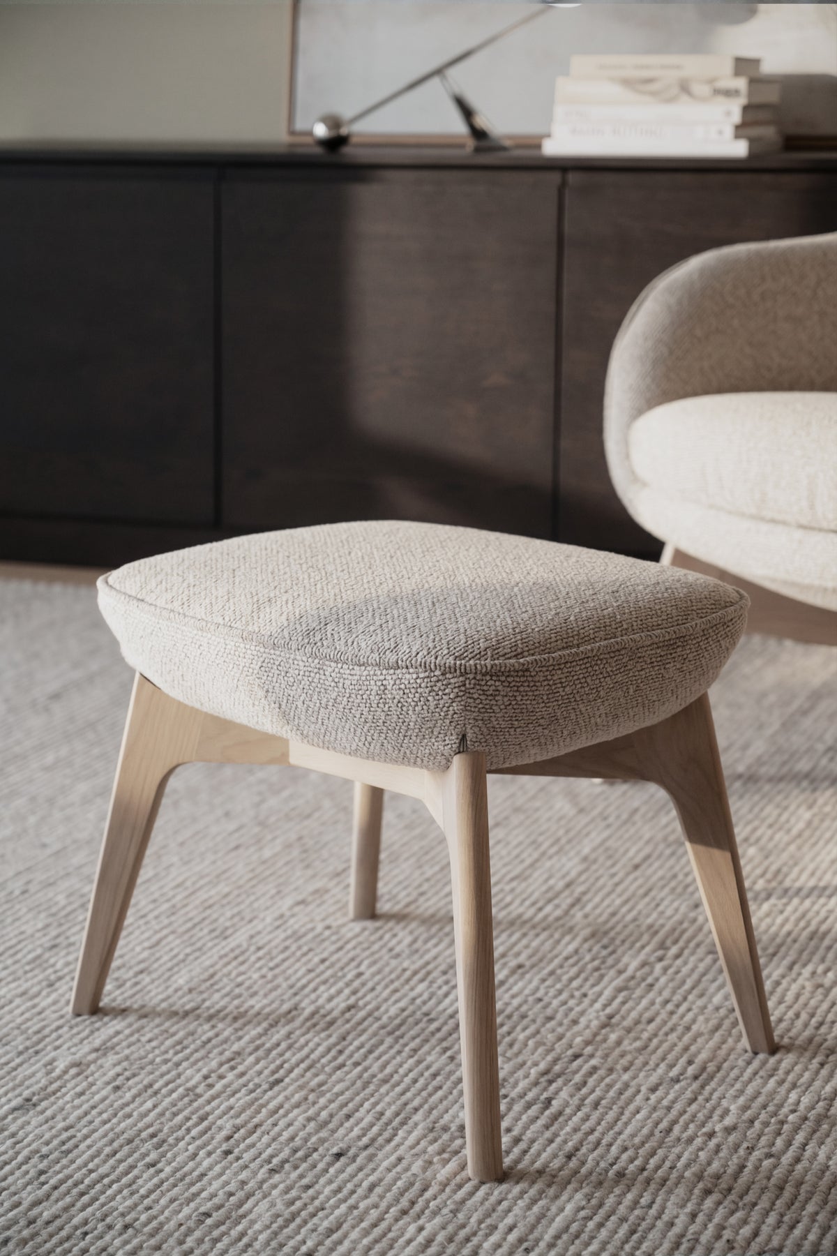 Dunbrody Lounge Chair with Footstool