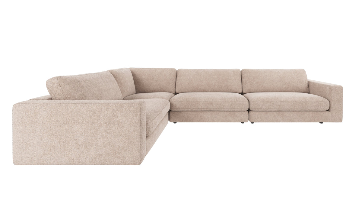 Duncan 2+3-Seater Corner Sofa 345 x 233 cm – Light Beige