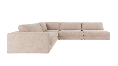 Duncan Open-End Corner Sofa, Right 325 x 230 cm – Light Beige