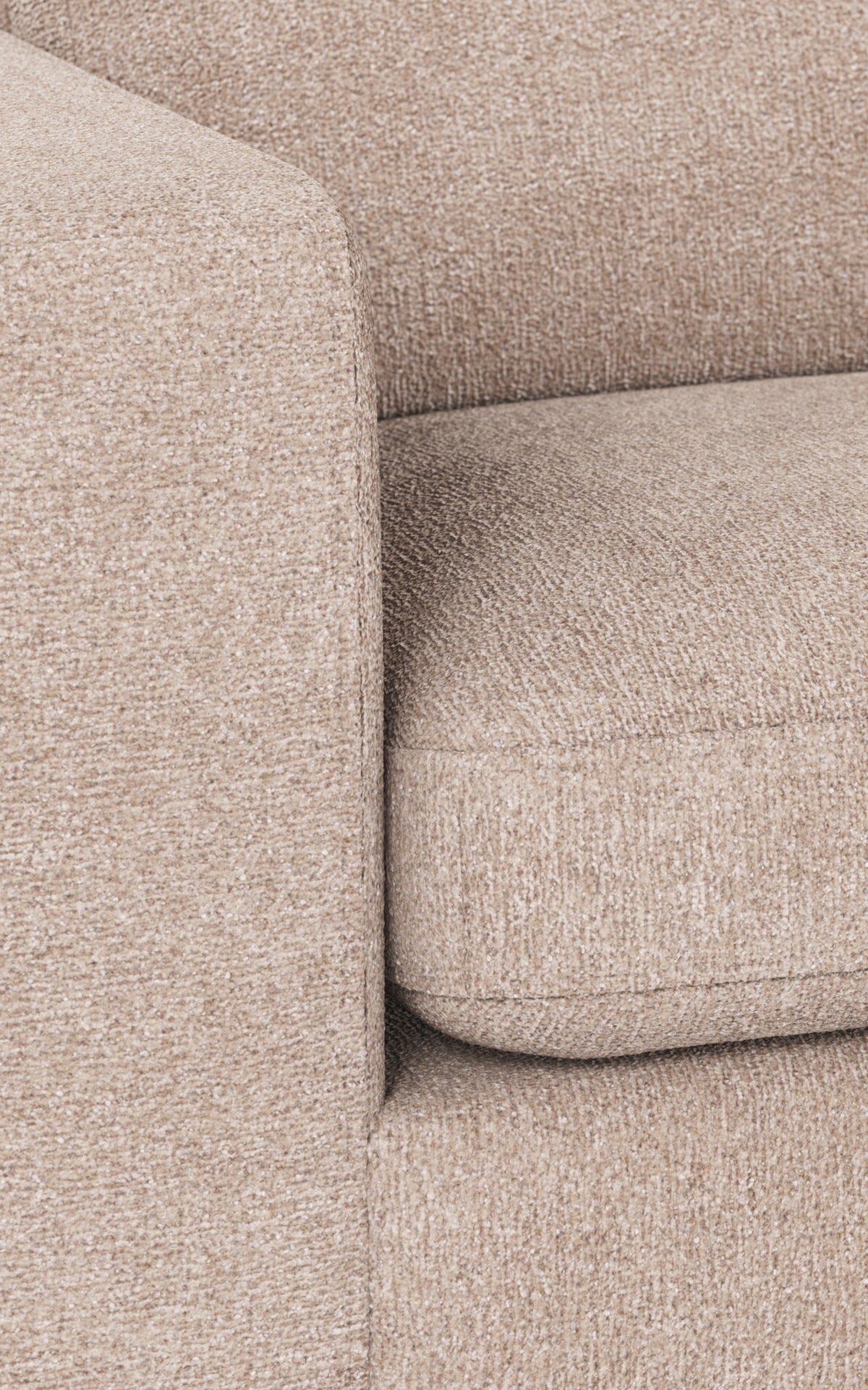 Duncan Open-End Corner Sofa, Right 325 x 230 cm – Light Beige