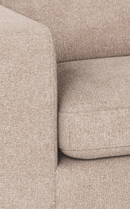 Duncan Open-End Corner Sofa, Right 325 x 230 cm – Light Beige