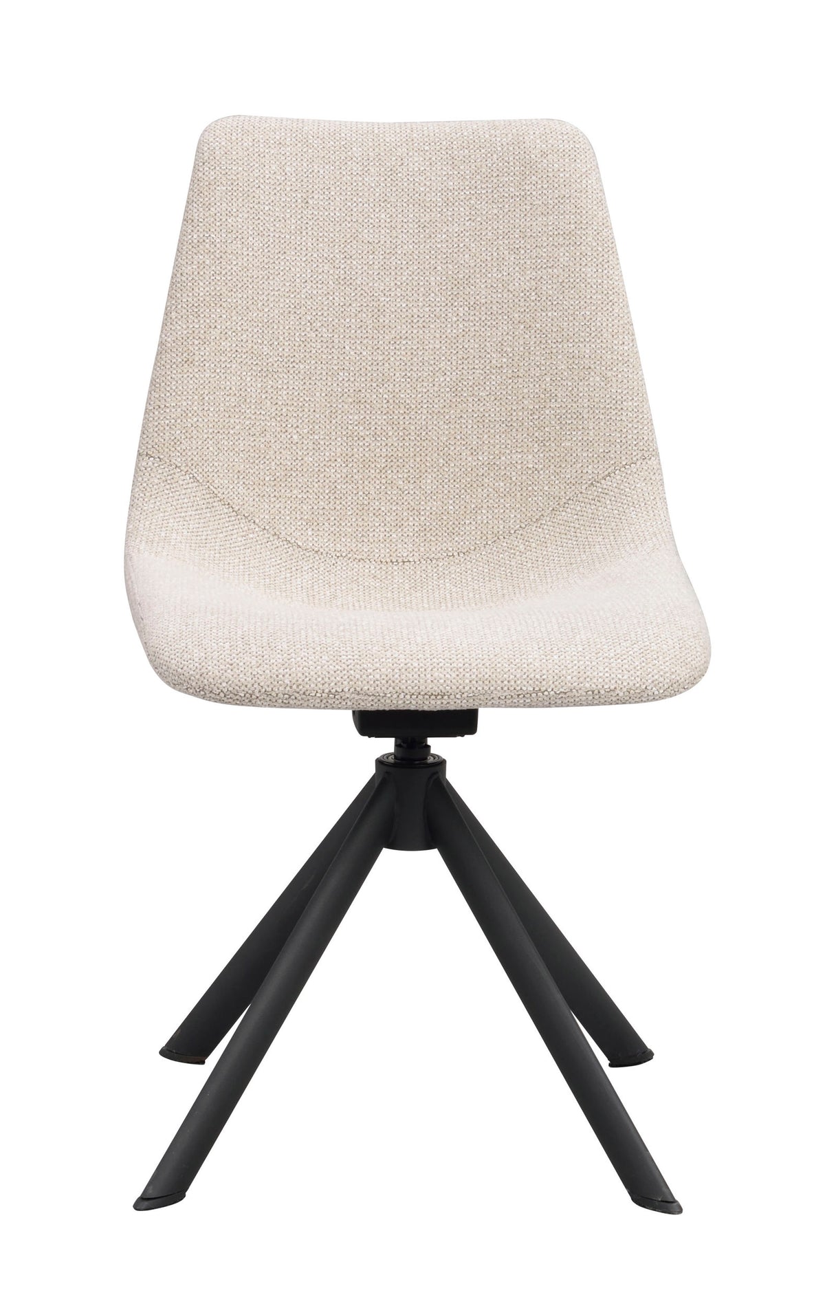 Dunmore Swivel Dining Chair (Set of 2) – Light Beige