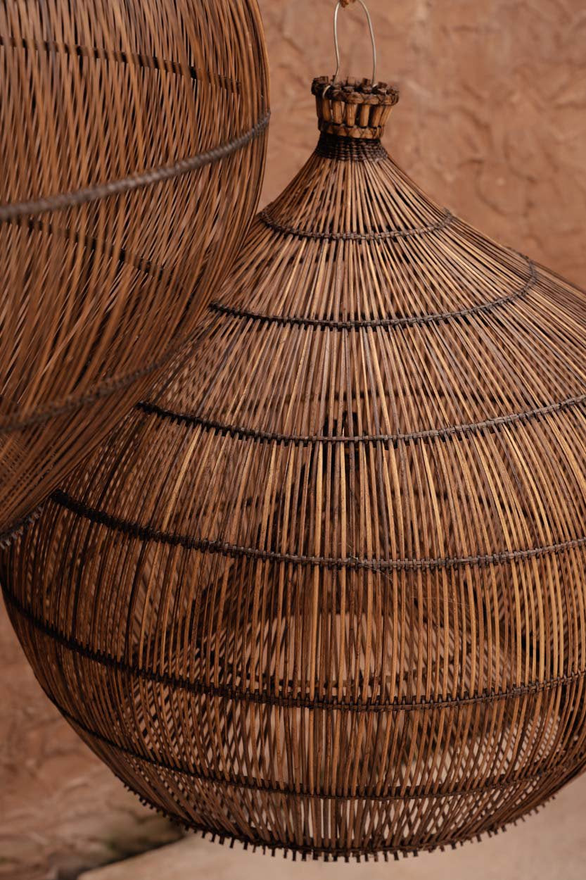 The Desert Gourd Pendant - Dark Walnut - M