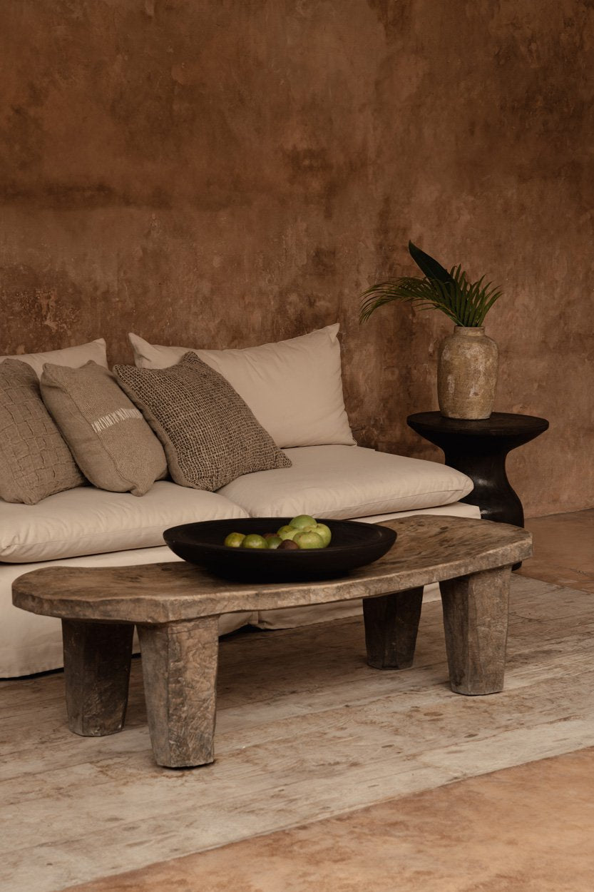 The Hourglass Side Table - Dark Walnut