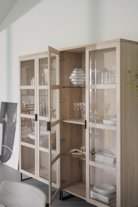 EVERETT HIGH Glass Cabinet – room setting