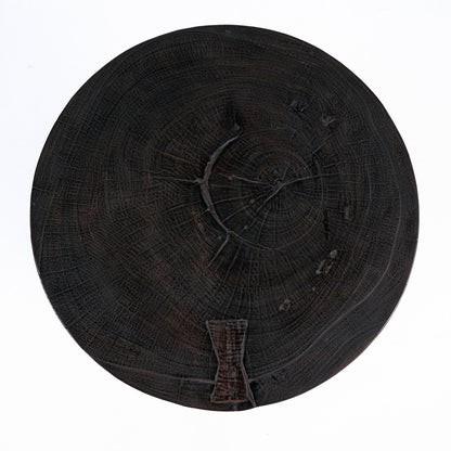 The Hourglass Side Table - Dark Walnut