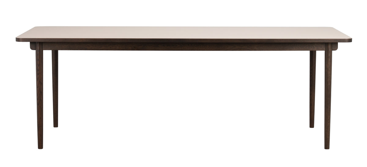 Fairmount Dining Table 220 x 95 cm – Beige / Brown Oak